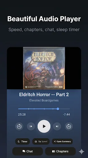 The Podcast App: Podcasts + AI Android app screenshot 5