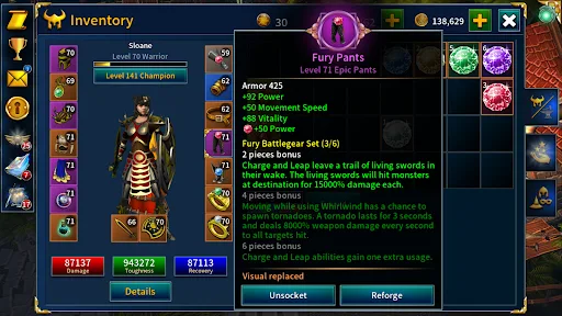 Eternium Android app screenshot 6