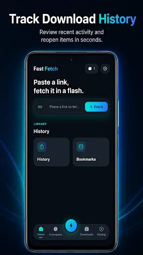 Fast Fetch: File Saver Browser Android app screenshot 2