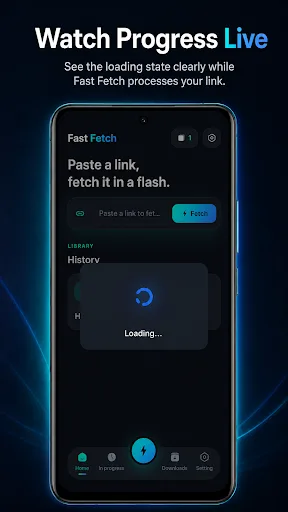 Fast Fetch: File Saver Browser Android app screenshot 5