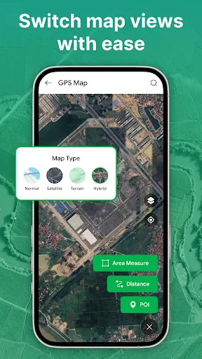 Land Area & Distance Measure Android app screenshot 2