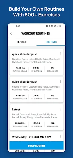 Map My Fitness Workout Tracker Android app screenshot 2