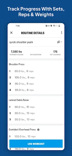 Map My Fitness Workout Tracker Android app screenshot 3
