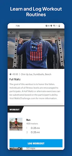 Map My Fitness Workout Tracker Android app screenshot 4