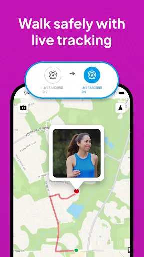 Map My Walk: Walking Tracker Android app screenshot 2