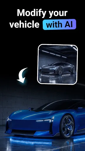 ModsTune – AI Car Designer Android app screenshot 1