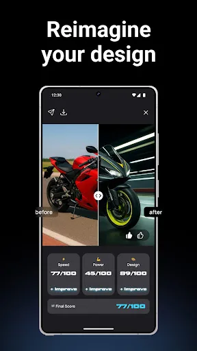 ModsTune – AI Car Designer Android app screenshot 2