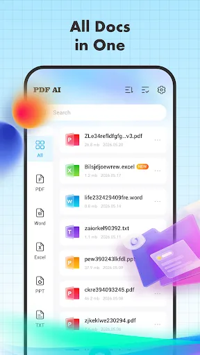 PDF AI - Reader & Assistant Android app screenshot 1