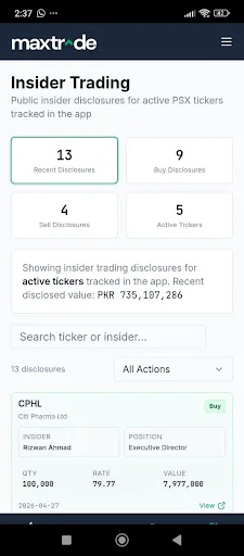 Maxtrade Android app screenshot 5