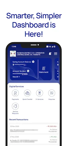 MANDYA DCCB Mobile Banking Android app screenshot 5