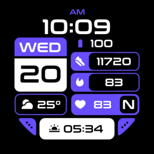 MDS12 Modular Watch Face Android app icon