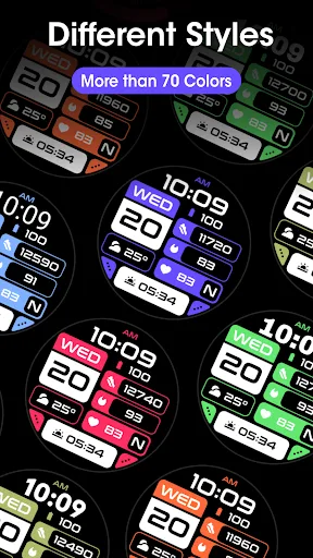 MDS12 Modular Watch Face Android app screenshot 6