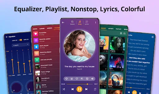Music player Android app screenshot 1