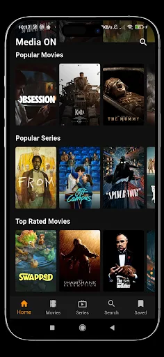 Media ON – Movies, Web Series Android app screenshot 2