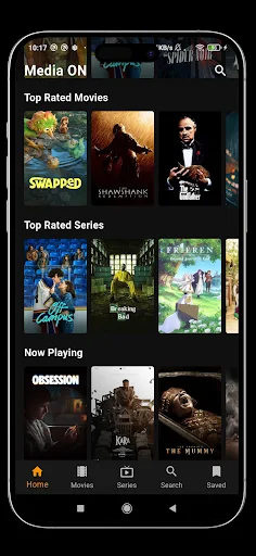 Media ON – Movies, Web Series Android app screenshot 3