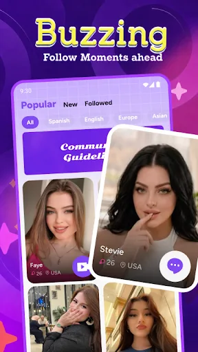 Meety - Connect & Chat Android app screenshot 1