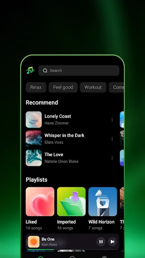 Mega - Music Player Android app screenshot 2