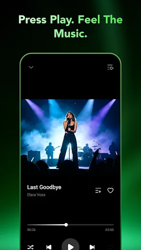 Mega - Music Player Android app screenshot 3