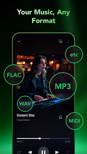 Mega - Music Player Android app screenshot 4