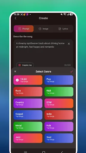 Melozi: AI Song, Music Maker Android app screenshot 4