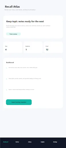 Recall Atlas Android app screenshot 1