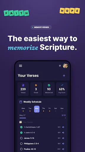 MemoryVerses: Bible Memory Android app screenshot 1