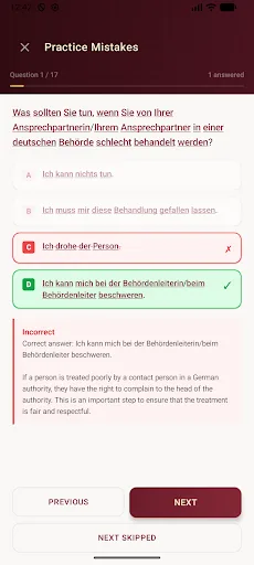 Einbürgerungstest Prep 2026 Android app screenshot 6