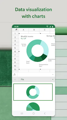 Microsoft Excel: Spreadsheets Android app screenshot 3