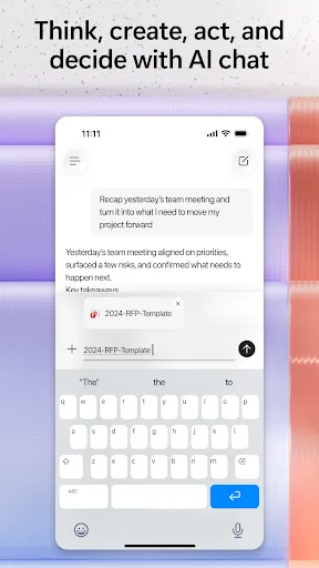 Microsoft 365 Copilot Android app screenshot 2