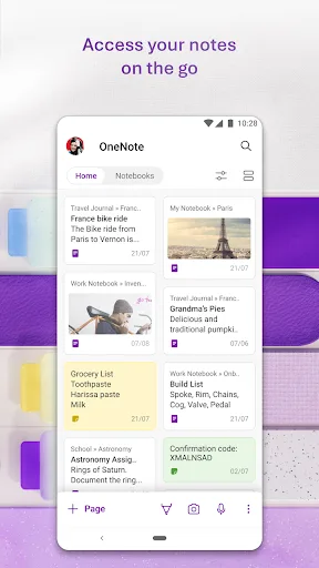Microsoft OneNote: Save Notes Android app screenshot 3