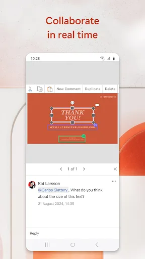 Microsoft PowerPoint Android app screenshot 3