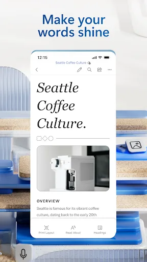 Microsoft Word: Edit Documents Android app screenshot 1