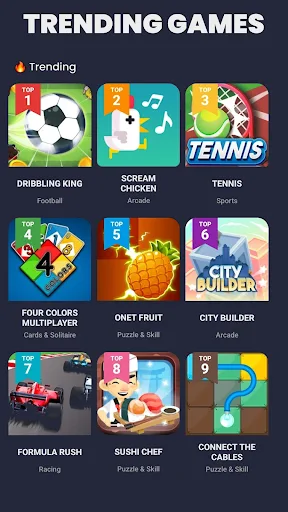 1000 Offline Games in 1 Android app screenshot 6