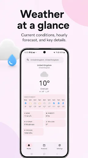 Weather Android app screenshot 1