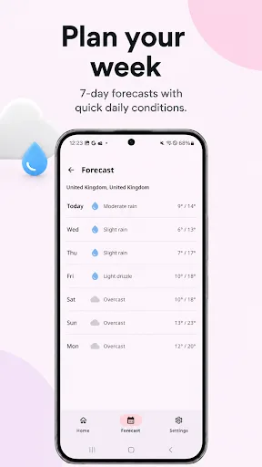 Weather Android app screenshot 2