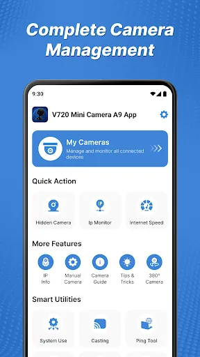 V720 Mini Camera A9 App Android app screenshot 1