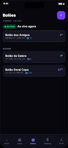 Nivor: Bolão da Copa 2026 Android app screenshot 2