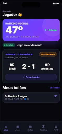 Nivor: Bolão da Copa 2026 Android app screenshot 4