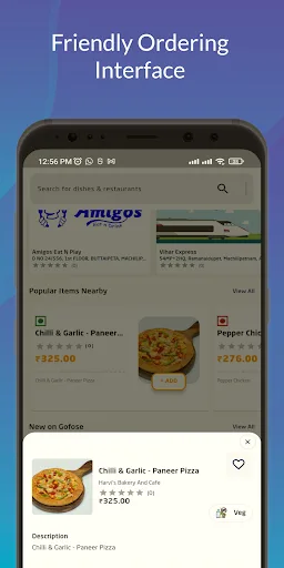 MiniQ Restaurant Android app screenshot 2