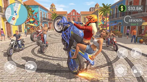 Wheelie Street: US Bike Android app screenshot 1