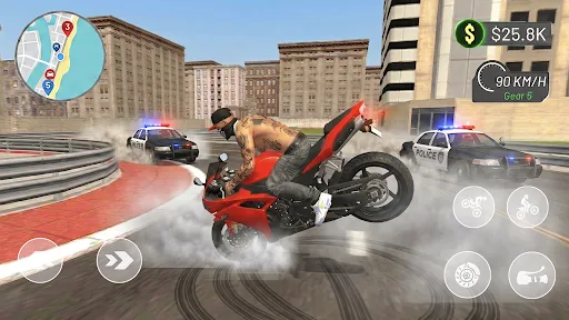 Wheelie Street: US Bike Android app screenshot 5