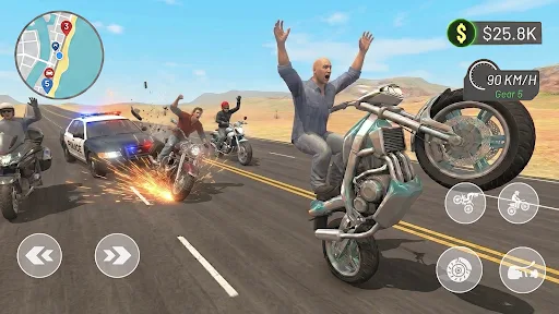 Wheelie Street: US Bike Android app screenshot 6