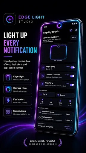 Edge Light: Notification LED Android app screenshot 2