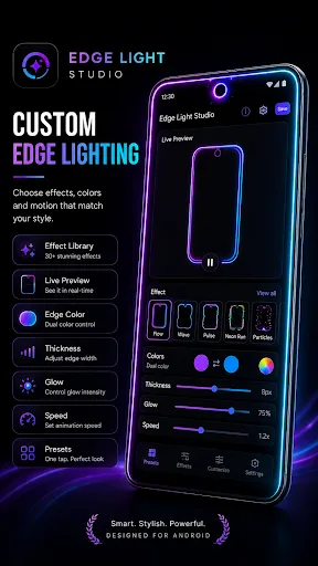 Edge Light: Notification LED Android app screenshot 4