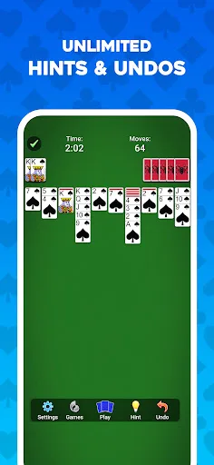 Spider Solitaire: Card Games Android app screenshot 4
