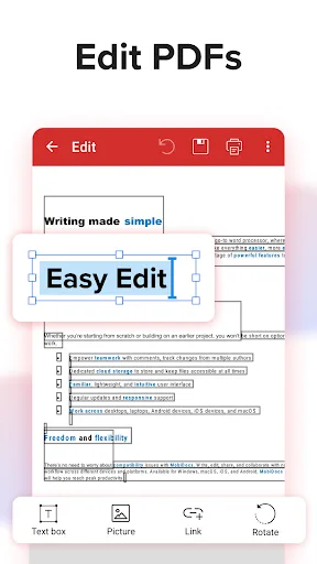 Mobi PDF・Editor・Scanner・Reader Android app screenshot 3