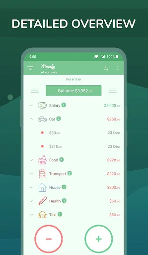 Monefy - Budget & Expenses app Android app screenshot 2