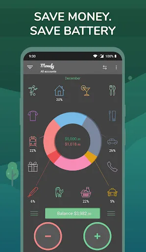 Monefy - Budget & Expenses app Android app screenshot 3