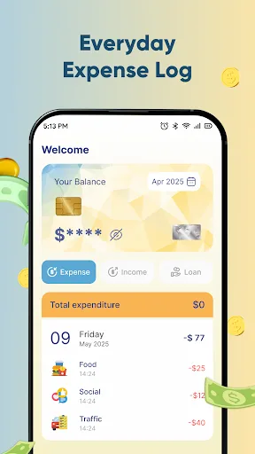 Simple Expense Tracker Android app screenshot 1