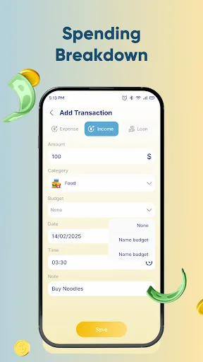 Simple Expense Tracker Android app screenshot 3